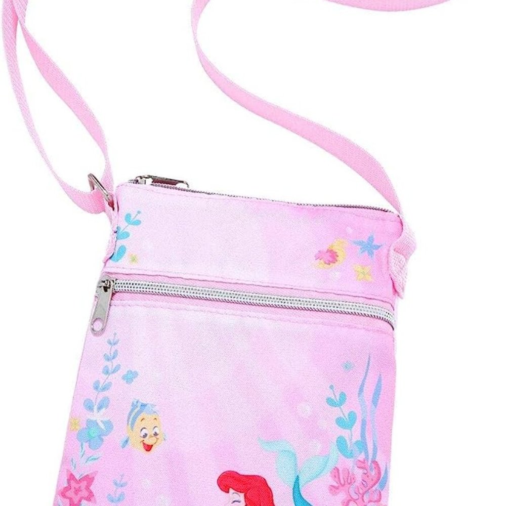 NWT Disney Loungefly Crossbody Passport Little Mermaid Ariel